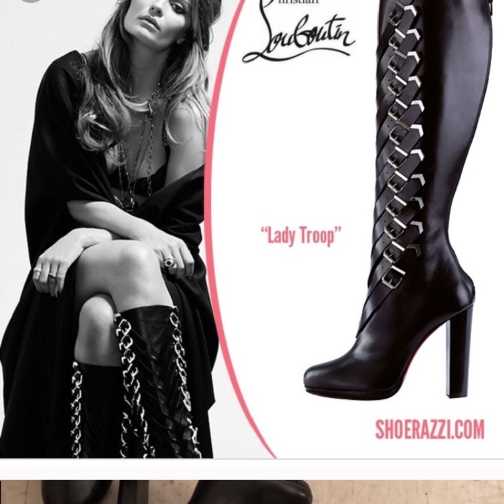 CHRISTIAN LOUBOUTIN “Lady Troop” boots